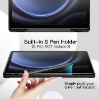 Калъф JETech за Samsung Galaxy Tab S9 FE 10,9 инча с държач за S Pen (черен), снимка 4 - Калъфи, кейсове - 44411326