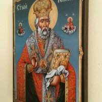 Икона на Свети Николай Чудотворец, различни изображения icona Sveti Nikolai, снимка 9 - Икони - 12652829