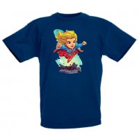 Детска тениска DC Super Girl Star Wars,Игра,Изненада,Подарък,, снимка 6 - Детски Блузи и туники - 36658374