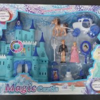 Музикален замък Принц и принцеса с каляска, звук и светлина - 302801, снимка 4 - Музикални играчки - 39206495