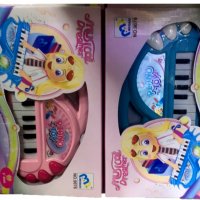 Детско пиано , розово / синьо, снимка 1 - Музикални играчки - 38286143
