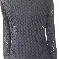Marccain черен пуловер/ блузон на дупки , снимка 2 - Блузи с дълъг ръкав и пуловери - 31913285