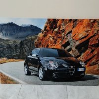 Светеща картина с LED осветление - Alfa Romeo mito , снимка 1 - Картини - 38650383