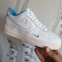 оригинални маратонки  Kith Nike Air Force 1 Low White Blue Lagoon DC9555-100, снимка 1 - Маратонки - 42444684