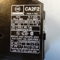 контактор General Electric CGE CA2F2 11 AC3 110V, снимка 8 - Резервни части за машини - 42539547