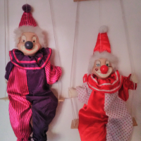 Порцеланови големи кукли,, КЛОУНИ", снимка 4 - Колекции - 36462584