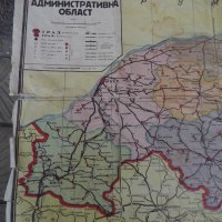 Карта "Карта схематична-Русенска административна област", снимка 2 - Други ценни предмети - 31244942
