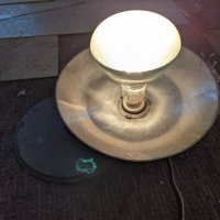 Стари метални лампи, настолни и разтегателни , снимка 5 - Настолни лампи - 36859191