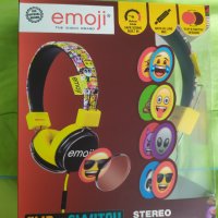 Детски слушалки с емоджита , снимка 1 - Слушалки, hands-free - 37834408