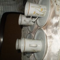 Стар Български порцелан комплект от 4 чаши за кафе, снимка 9 - Други ценни предмети - 39147202