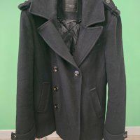 Черно мъжко палто Reserved, снимка 1 - Якета - 44463077