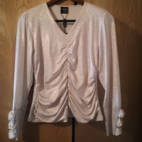 Нова празнична блестяща блуза с етикет L, снимка 1 - Блузи с дълъг ръкав и пуловери - 31105525