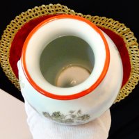 Старинна ваза китайски порцелан,маркирана. , снимка 8 - Вази - 37715988