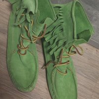 Дамски мокасини естествен велур , снимка 2 - Дамски ежедневни обувки - 40866021