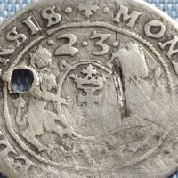 Сребърна монета 16 гроша 1623г. Сигизмунд трети Данциг 5184, снимка 7 - Нумизматика и бонистика - 42891117