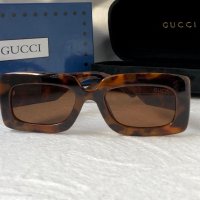 Gucci 2023 дамски слънчеви очила правоъгълни , снимка 6 - Слънчеви и диоптрични очила - 42764657