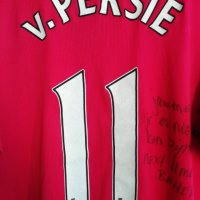 Arsenal Van Persie мачова оригинална с автограф тениска фланелка Арсенал Ван Перси Nike , снимка 4 - Тениски - 42877132