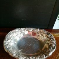 Стара посребрена купа, снимка 3 - Декорация за дома - 38508543