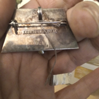 Tinta sterling Еквадор  ,масивно сребро позлата рубини, снимка 3 - Колиета, медальони, синджири - 44781179