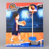 Детски баскетболен кош с мини баскетболна топка, снимка 6 - Играчки за стая - 40825844