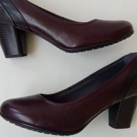 Нови естествени немски Jana  в бордо и цв. 38 н-р, снимка 7 - Дамски обувки на ток - 37956984