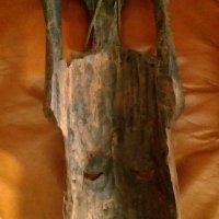 Африканска маска БАУЛЕ , снимка 7 - Антикварни и старинни предмети - 31999254