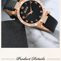 Комплект Дамски моден кварцов часовник+бижута,10 артикула в кутия, снимка 5 - Дамски - 44793542