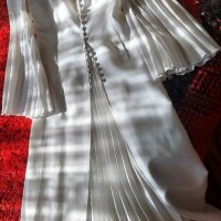 Ефектна сватбена рокля в комплект с дамска чанта, снимка 1 - Рокли - 44313281