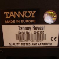 Tannoy Reveal студийни монитори, снимка 5 - Тонколони - 29611777