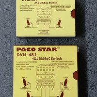 Дайсек ключове PACO STAR DiSEqC DVM-281, DVM-481, снимка 2 - Приемници и антени - 29106481