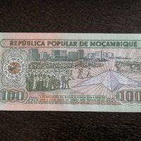 Банкнота - Мозамбик - 100 метикаи UNC | 1989г., снимка 2 - Нумизматика и бонистика - 31007389