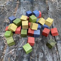 Дървени разноцветни кубчета, снимка 10 - Конструктори - 35384968