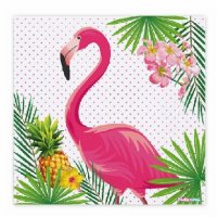 Фламинго Хаваи 8 парти салфетки рожден ден, снимка 1 - Други - 36815932