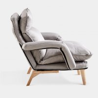 Кресло / канапе с табуретка DYQM-LC-B0211, снимка 4 - Дивани и мека мебел - 38952341