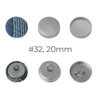 Заготовки за обличане на копчета - Метален гръб - 50бр, снимка 5 - Други - 42235877