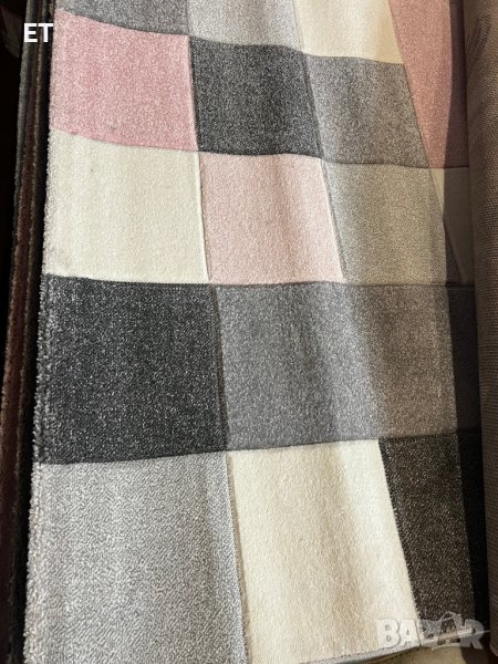 килим розово, сиво,жълто, снимка 1