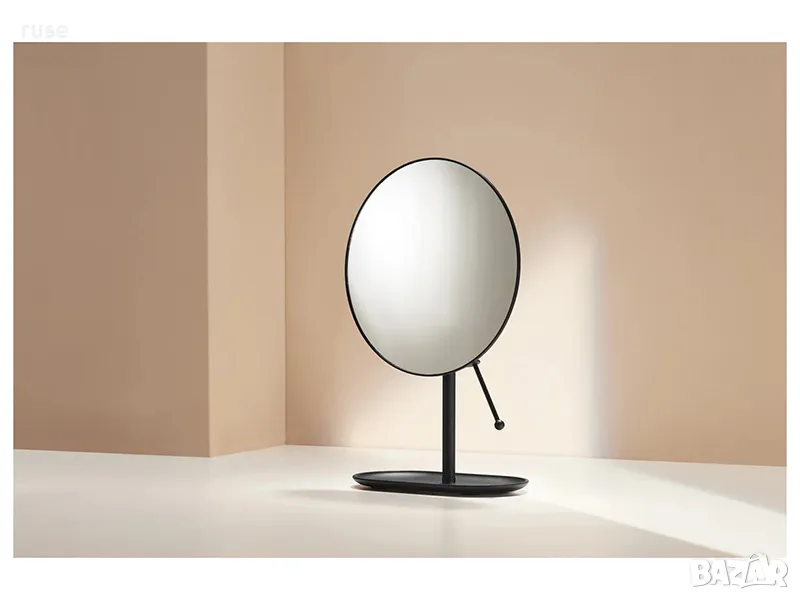 НОВИ! Козметично увеличително огледало със стойка за аксесоари, снимка 1