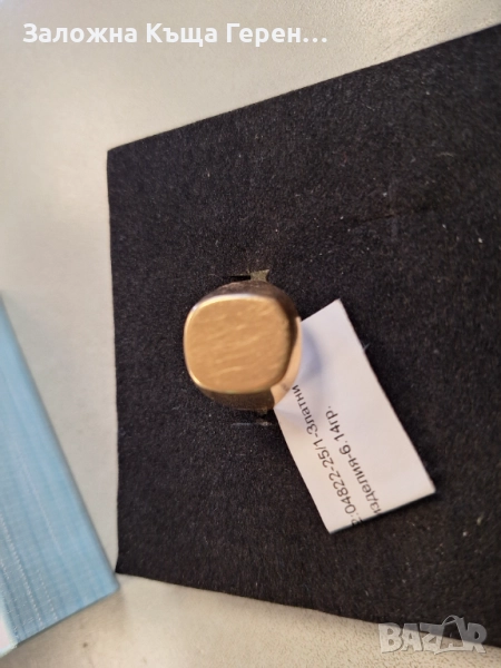 Мъжки златен пръстен 6,14гр., снимка 1