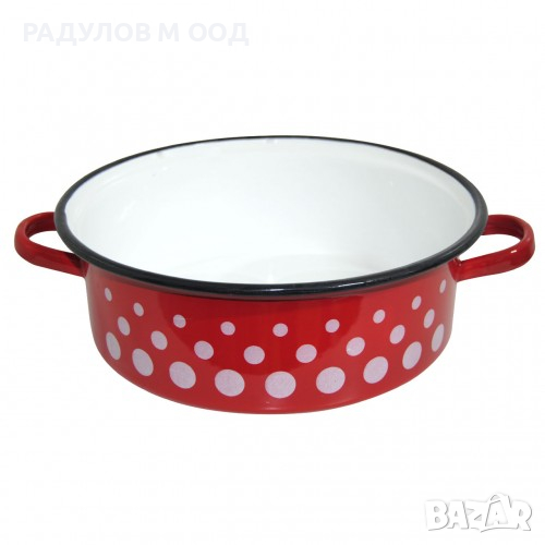 Емайлирана тенджера без капак 3л / 30192, снимка 1