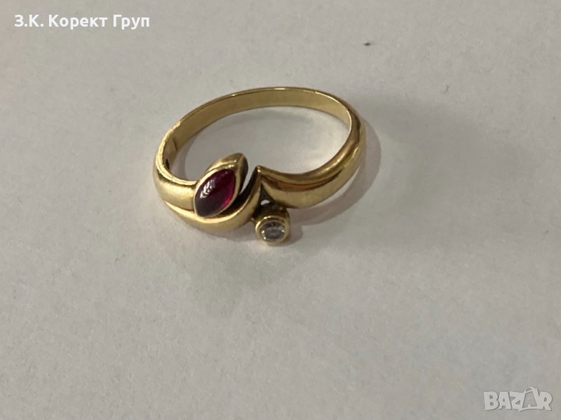 Продавам Златен Дамски Пръстен 14к, снимка 1