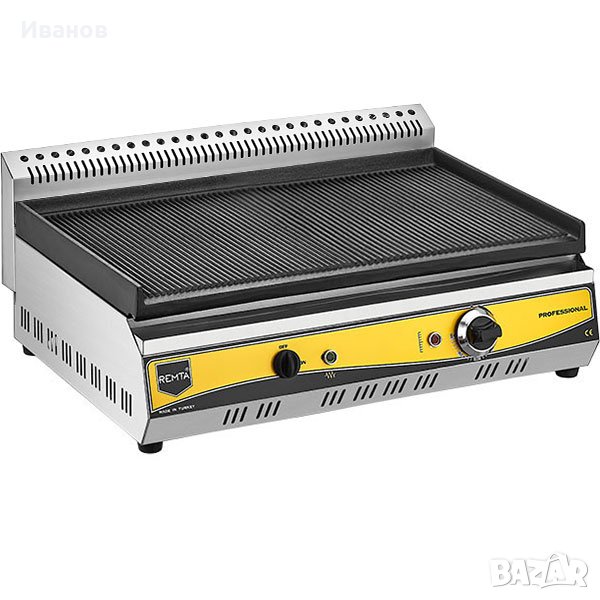 Професионална електрическа скара с оребрена чугунена плоча, снимка 1