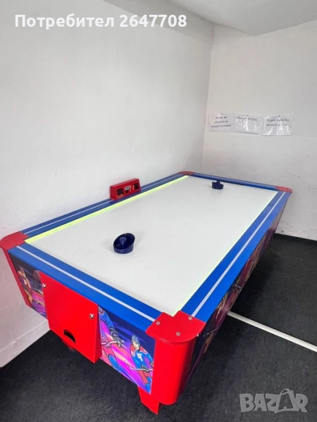 ПРОФЕСИОНАЛЕН Въздушен хокей с монетник, снимка 1