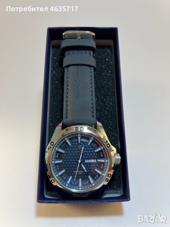 Мъжки часовник Poedagar, Неръждаема стомана, Естествена кожа, снимка 1