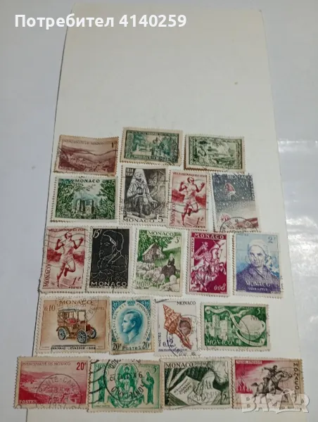 Монако марки 1899 г , снимка 1