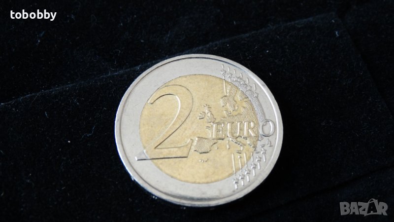 Френска монета 2евро, Шарл дьо Гол, възпоменателна 50г. от смъртта му, снимка 1