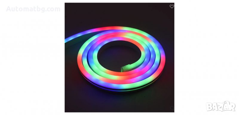 Многоцветна водоустойчива LED лента, неон с дистанционно, Automat, снимка 1