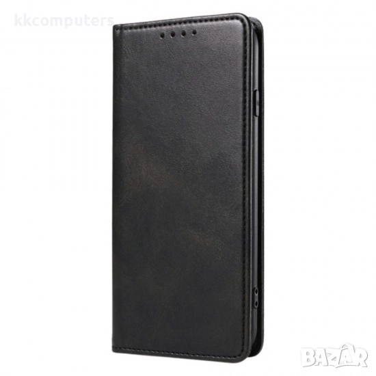 Калъф тефтер флип bSmart Magnetic Book страничен, За Samsung Galaxy S25 FE, Черен и Протектор, снимка 1