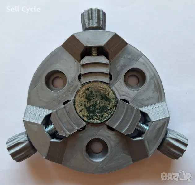 ✅НОВО ЗА БЪЛГАРИЯ - ДЪРЖАЧ ЗА ПОЧИСТВАНЕ НА МОНЕТИ❗, снимка 1