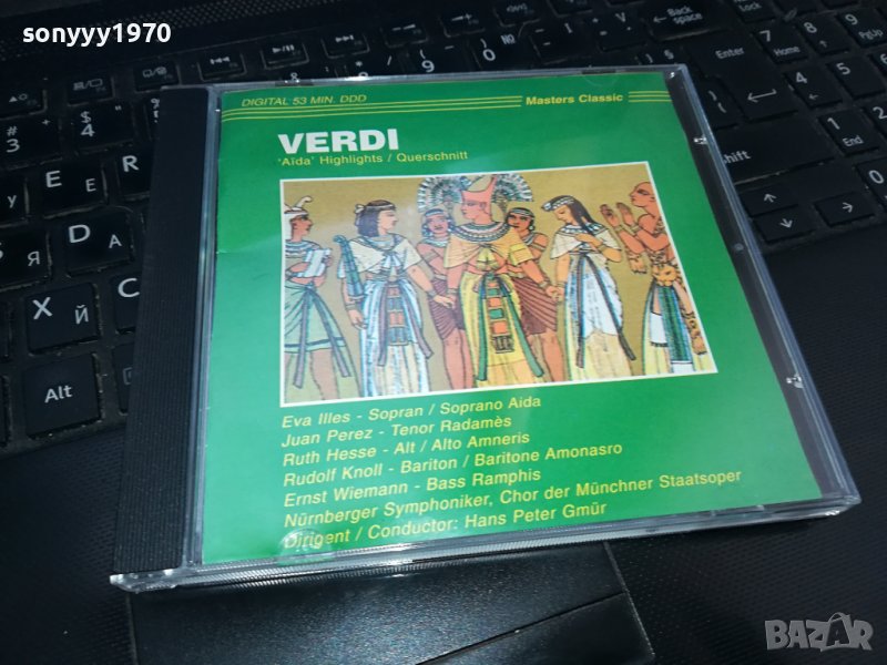 VERDI AIDA CD MADE IN HOLLAND 1802241100, снимка 1