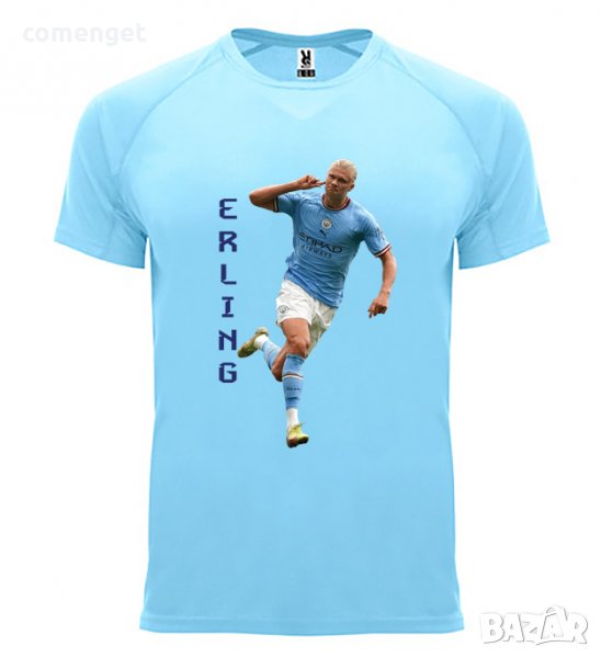 ДЕТСКИ и МЪЖКИ тениски ЕРЛИНГ / ERLING HAALAND CITY! Или поръчай модел С Твоя идея!, снимка 1